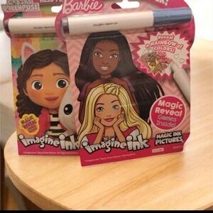 Barbie Imagine Ink Magic Ink Pictures - Pink and White